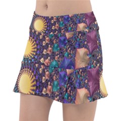 Pattern Art Ornament Fractal Tennis Skirt by Pakrebo