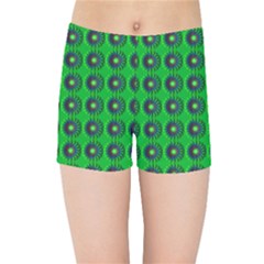 Texture Stucco Graphics Flower Kids  Sports Shorts by Pakrebo