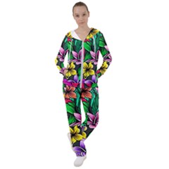 Hibiscus Flower Plant Tropical Women s Tracksuit