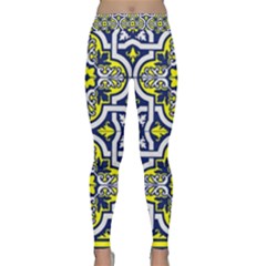 Tiles Panel Decorative Decoration Classic Yoga Leggings by Pakrebo