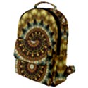 Pattern Abstract Background Art Flap Pocket Backpack (Small) View1