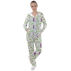 Default Texture Background Floral Women s Tracksuit