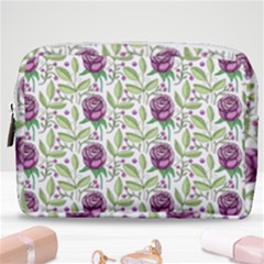 Default Texture Background Floral Make Up Pouch (medium)