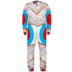 Line Art Geometric Design Line Onepiece Jumpsuit (men)  by Pakrebo