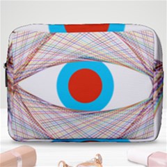 Line Art Geometric Design Line Make Up Pouch (large) by Pakrebo