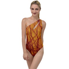 Lightning Internal Blood Vessel To One Side Swimsuit by Pakrebo