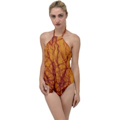 Lightning Internal Blood Vessel Go With The Flow One Piece Swimsuit by Pakrebo