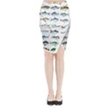 ML 6-6 Fish Midi Wrap Pencil Skirt View1