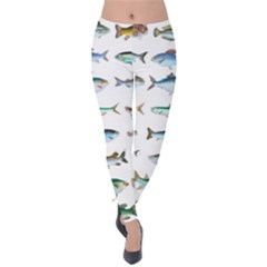 Ml 6-6 Fish Velvet Leggings by ArtworkByPatrick