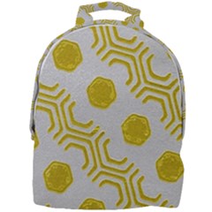 Abstract Background Hexagons Mini Full Print Backpack