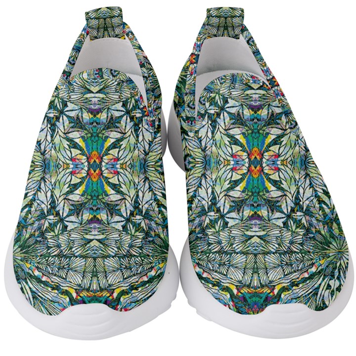 Pattern Design Pattern Geometry Kids  Slip On Sneakers