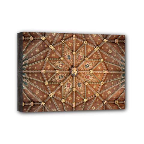 Peterborough Cathedral Peterborough Mini Canvas 7  X 5  (stretched) by Pakrebo