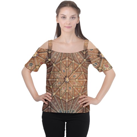 Peterborough Cathedral Peterborough Cutout Shoulder Tee by Pakrebo