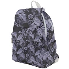 Curtain Ornament Flowers Leaf Top Flap Backpack