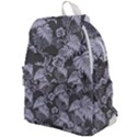 Curtain Ornament Flowers Leaf Top Flap Backpack View1