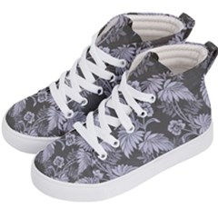 Curtain Ornament Flowers Leaf Kids  Hi-top Skate Sneakers by Pakrebo