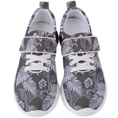 Curtain Ornament Flowers Leaf Women s Velcro Strap Shoes