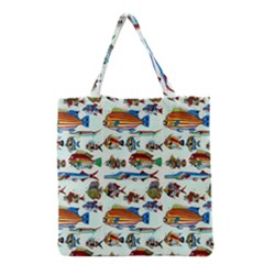 Ml 6-7 Fish Grocery Tote Bag by ArtworkByPatrick