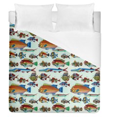 Ml 6-7 Fish Duvet Cover (queen Size) by ArtworkByPatrick