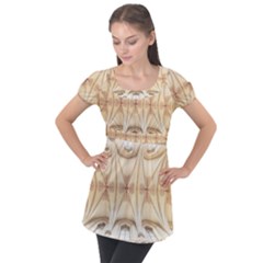 Wells Cathedral Wells Cathedral Puff Sleeve Tunic Top