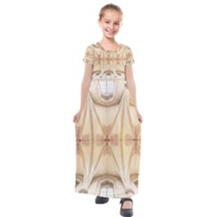 Wells Cathedral Wells Cathedral Kids  Short Sleeve Maxi Dress by Pakrebo