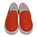 Dandelion Wishes - red Women s Canvas Slip Ons View1