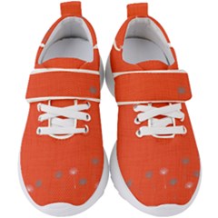 Dandelion Wishes - Red Kids  Velcro Strap Shoes