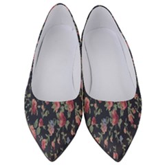 Polka Dotted Rosebuds Women s Low Heels