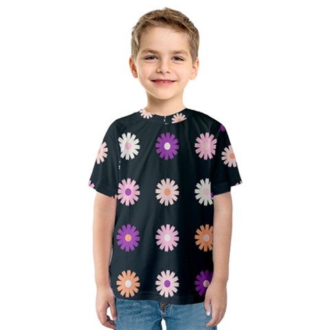 Daisy Deco Kids  Sport Mesh Tee by WensdaiAmbrose