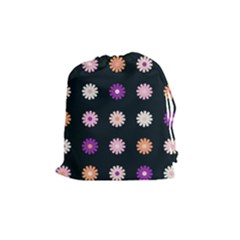 Daisy Deco Drawstring Pouch (medium) by WensdaiAmbrose