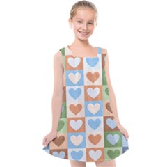 Hearts Aplenty Kids  Cross Back Dress by WensdaiAmbrose