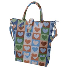 Hearts Aplenty Buckle Top Tote Bag