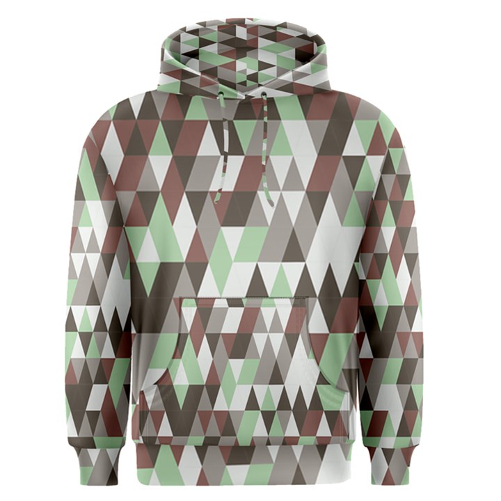 Coco Mint Triangles Men s Pullover Hoodie