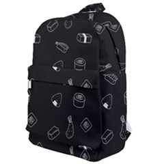 Sushi Pattern - Greyscale Classic Backpack