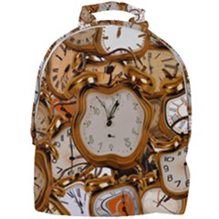 Time Clock Watches Mini Full Print Backpack