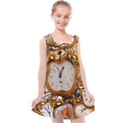 Time Clock Watches Kids  Cross Back Dress