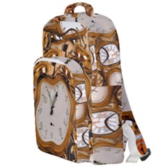 Time Clock Watches Double Compartment Backpack