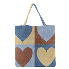 4 Hearts Aplenty Grocery Tote Bag by WensdaiAmbrose