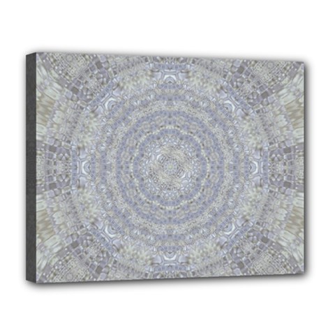 Lace Flower Planet And Decorative Star Canvas 14  X 11  (stretched) by pepitasart