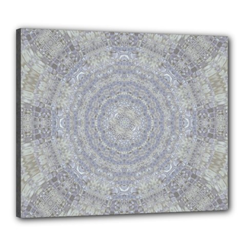 Lace Flower Planet And Decorative Star Canvas 24  X 20  (stretched) by pepitasart