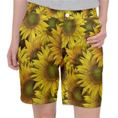 Surreal Sunflowers Pocket Shorts