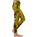 Surreal Sunflowers Kids  Lightweight Velour Leggings View3