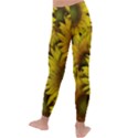 Surreal Sunflowers Kids  Lightweight Velour Leggings View4