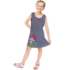 Mushroom Season Kids  Tunic Dress by WensdaiAmbrose