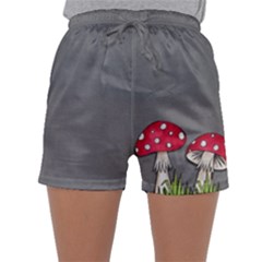 Mushroom Season Sleepwear Shorts by WensdaiAmbrose