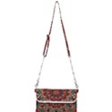 Mandala - Red & Teal Mini Crossbody Handbag View1