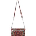 Mandala - Red & Teal Mini Crossbody Handbag View2