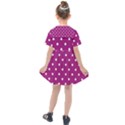 Fuschia Polka Dot Kids  Sailor Dress View2