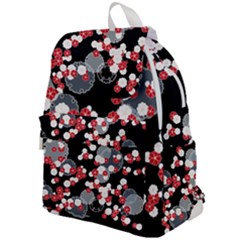 Plumflower Top Flap Backpack