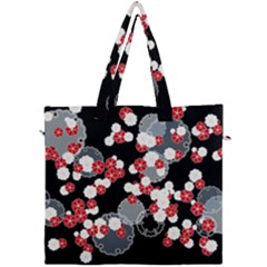 Plumflower Canvas Travel Bag by WensdaiAmbrose